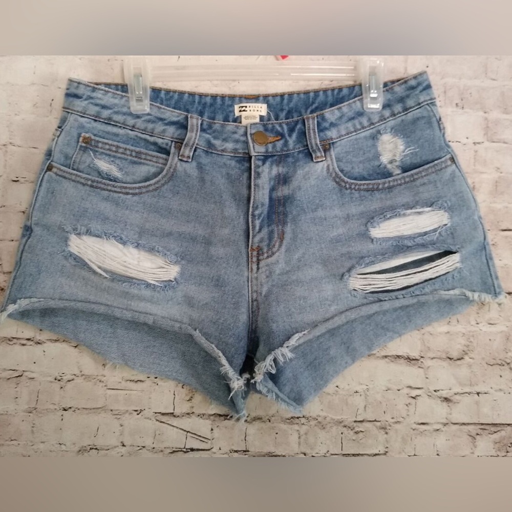 Billabong Raw Hem Denim Shorts